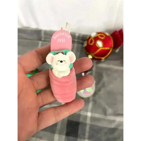 VTG 10X Christmas Ornaments Glass Koi Fish Apple Chandelier Santa Blown Icicle - Picture 12 of 16